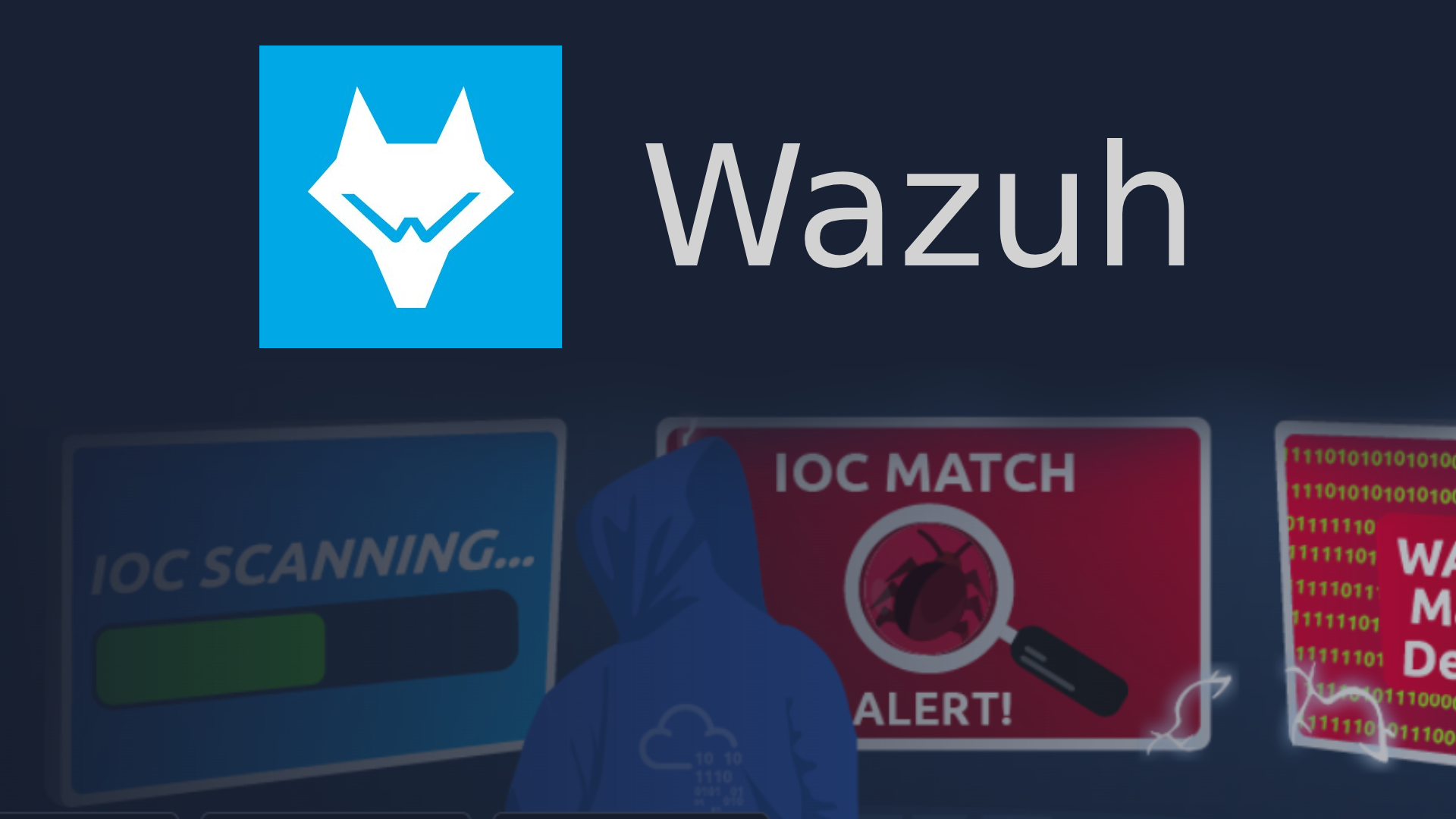 Wazuh and Sysmon EDR Threat Hunting platforms